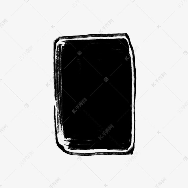 黑色水墨印章素材图片免费下载-千库网
