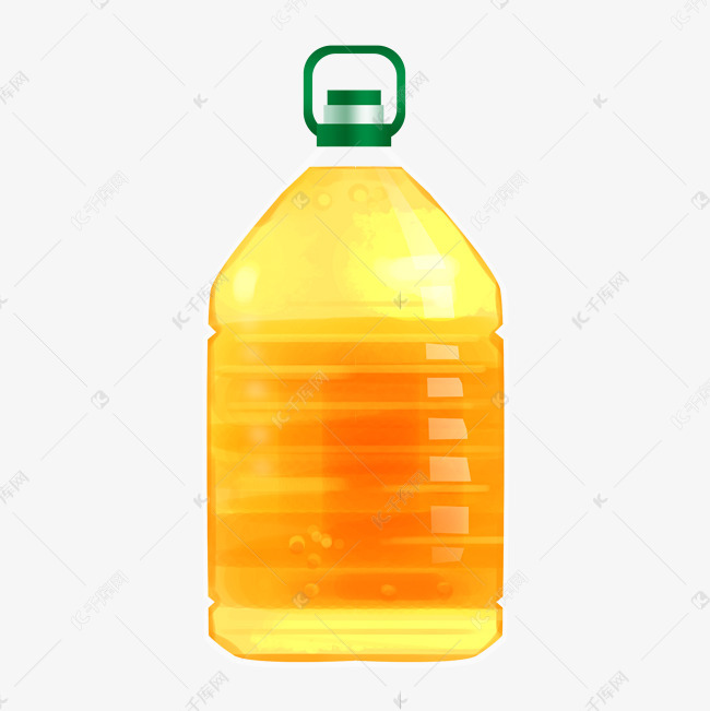 手提一桶食用油