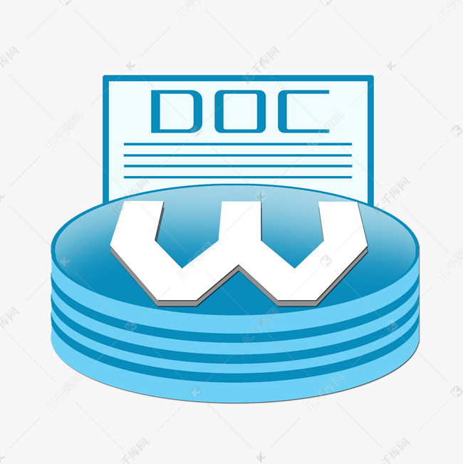 圆形word文件素材图片免费下载 高清装饰图案psd 千库网 图片编号