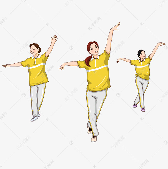 广场舞女士素材图片免费下载-千库网