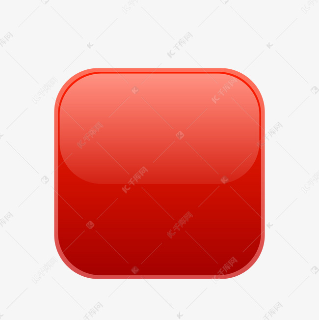 红色正方形标签