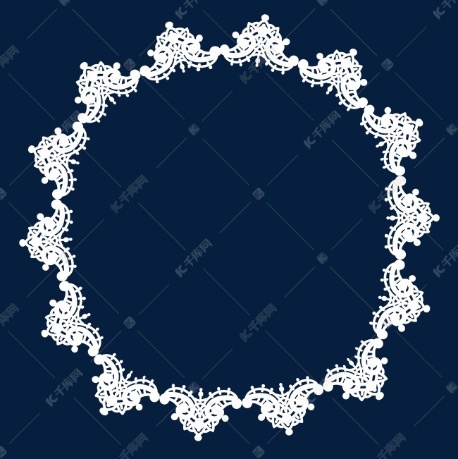 白色蕾丝素材图片免费下载-千库网
