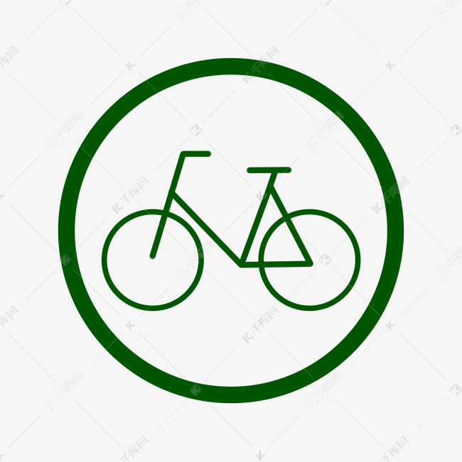 低碳出行自然图标