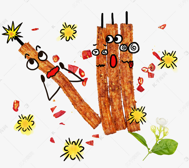 创意照片似人辣条