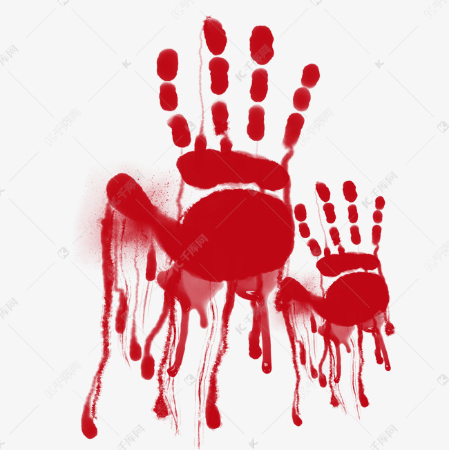 恐怖之夜红色手印记