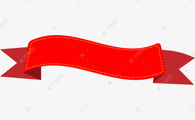 红色条幅素材图片免费下载-千库网