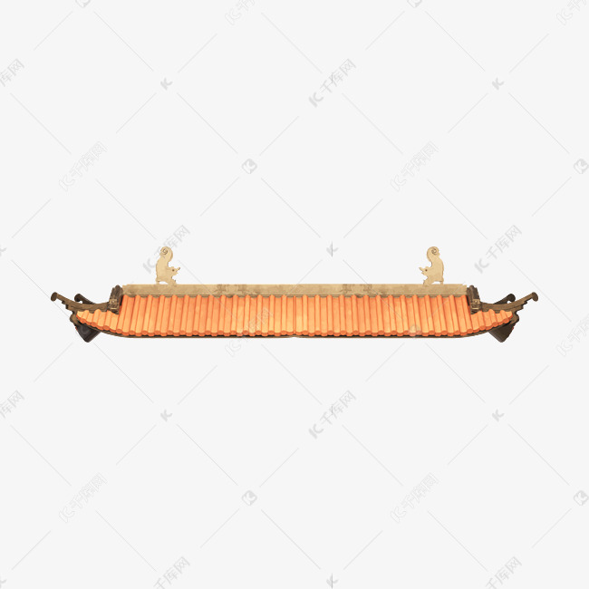 ai矢量古代屋檐屋顶