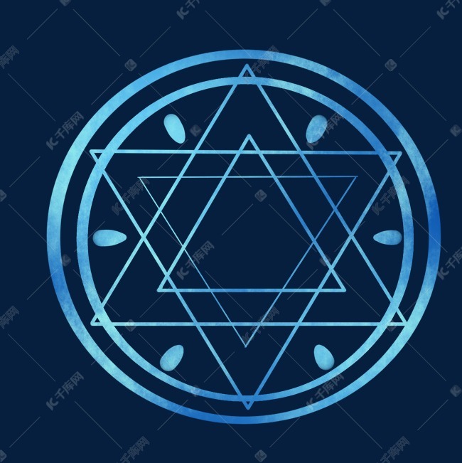 六芒星魔法阵素材图片免费下载-千库网