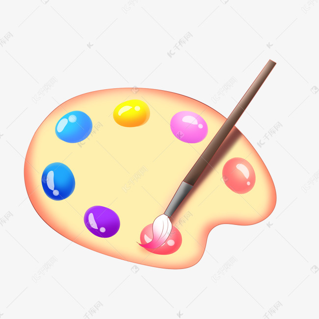 彩色颜料调色板素材图片免费下载-千库网