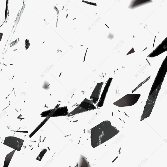 破碎飞溅碎片素材图片免费下载-千库网