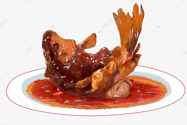 中华美食红烧鱼