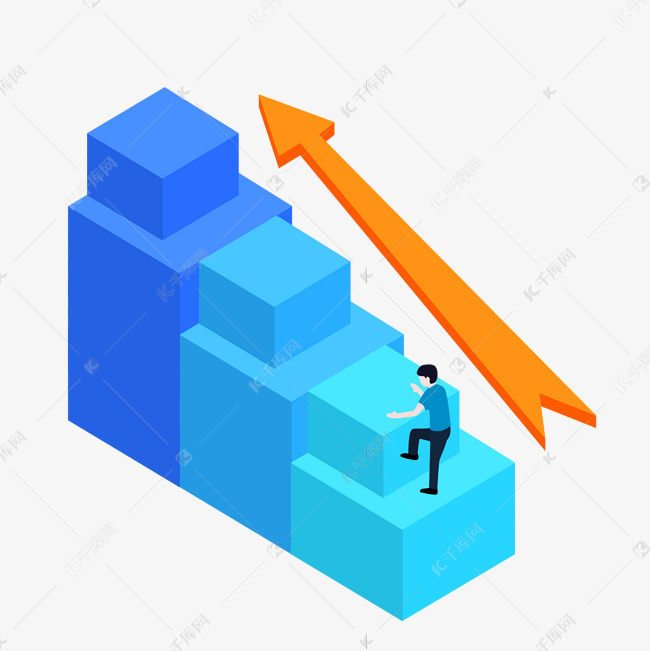 蓝色上升晋升
