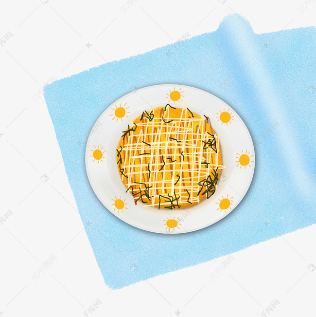 手绘日本美食大阪烧