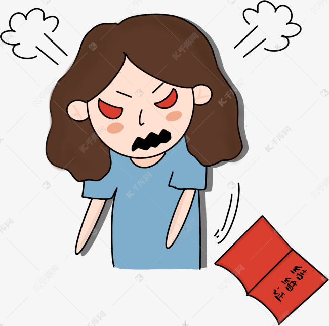 生气扔结婚证女人离婚