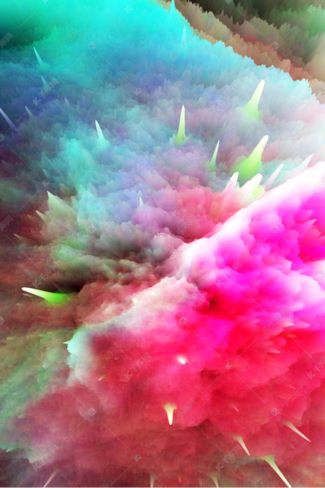 炫彩炸裂放射背景素材图片免费下载-千库网