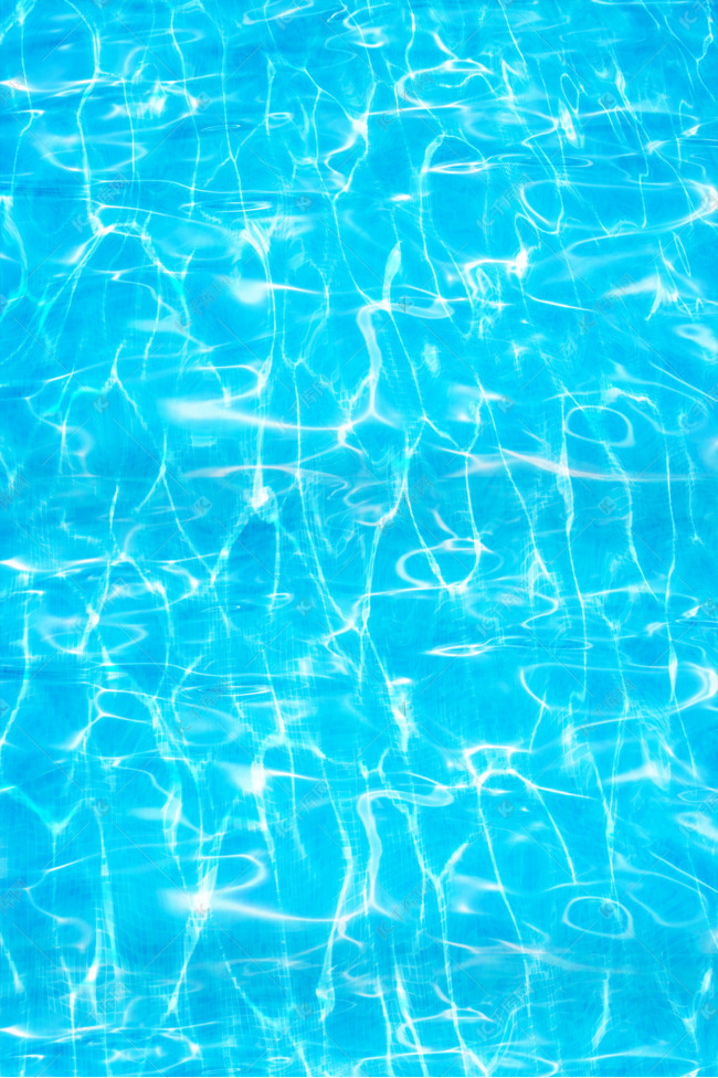 蓝色水面水波纹