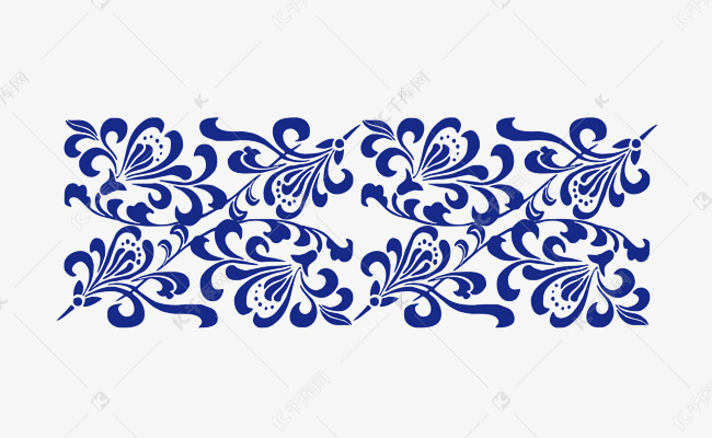 青花瓷纹理底纹