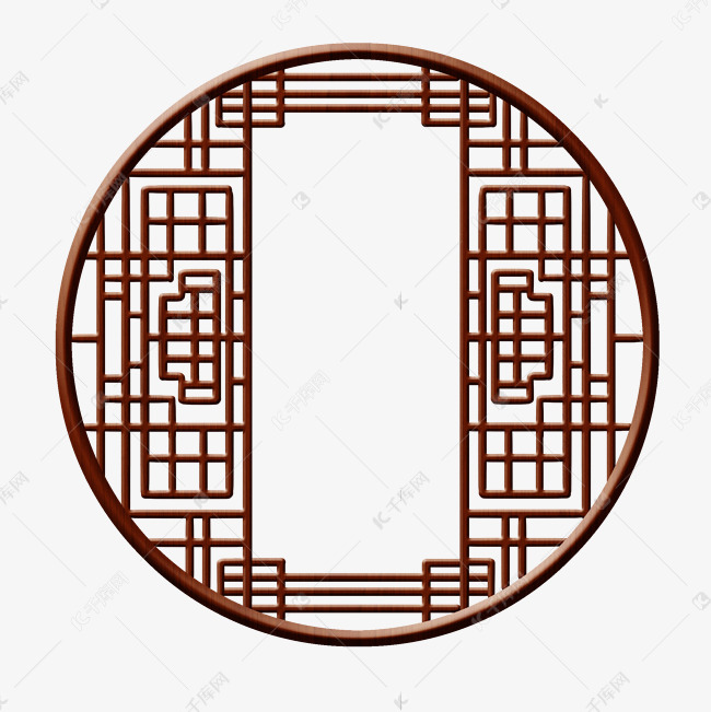 立体古风窗框素材图片免费下载-千库网