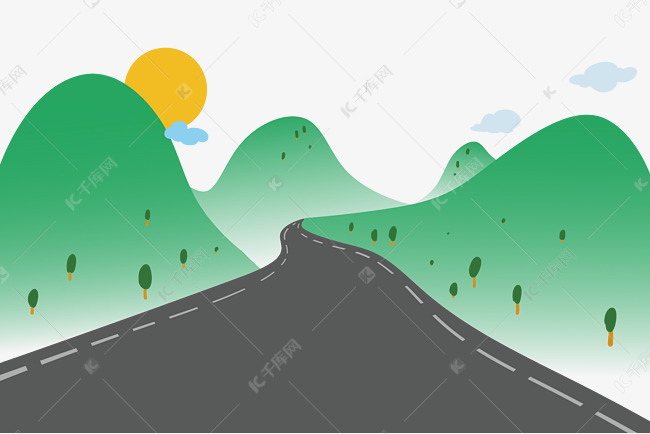 公路山路山道弯弯素材图片免费下载 高清装饰图案psd 千库网 图片编号