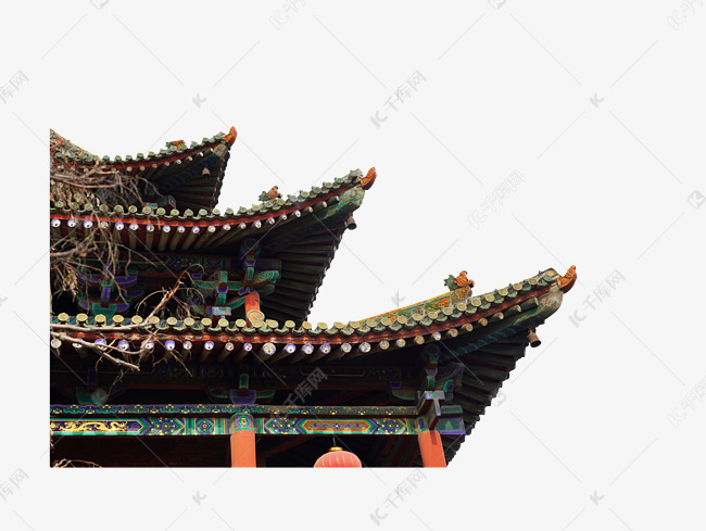 古建筑屋檐角飞檐