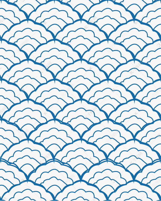 扇形波浪纹素材图片免费下载-千库网