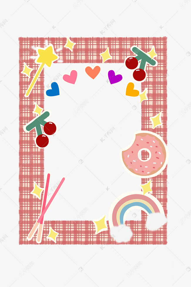 可爱相框拍照框