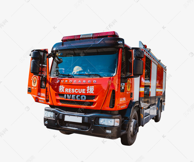 消防车红色素材图片免费下载-千库网