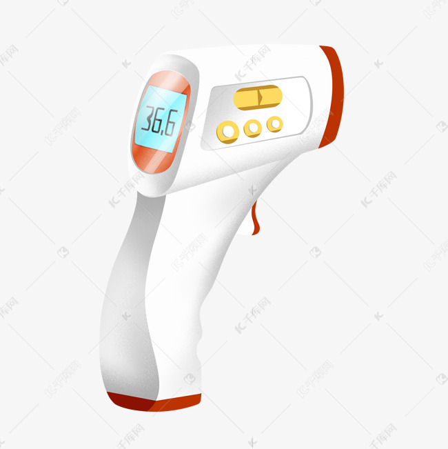 矢量手持额温枪