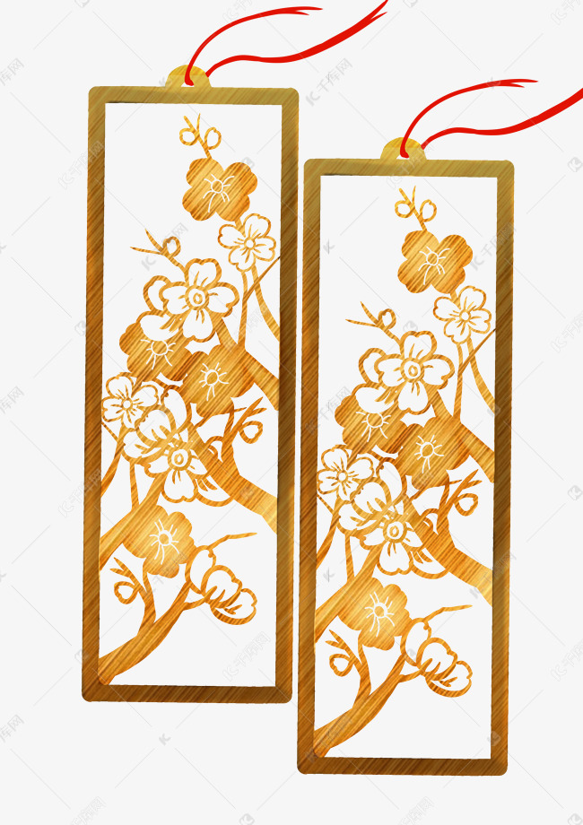 花纹书签素材图片免费下载-千库网