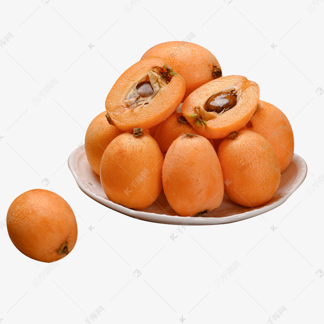 枇杷水果新鲜切开