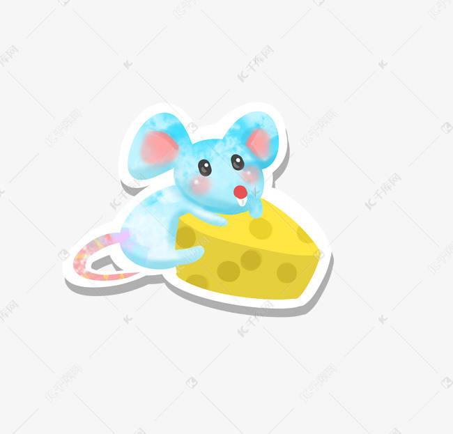 芝士老鼠贴纸