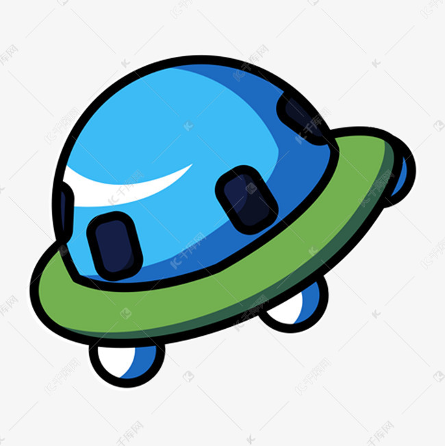 蓝色宇宙飞船