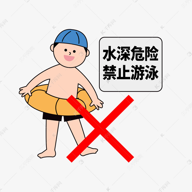 禁止游泳