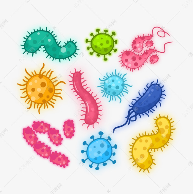 细菌病毒微生物冠状病毒感染图像