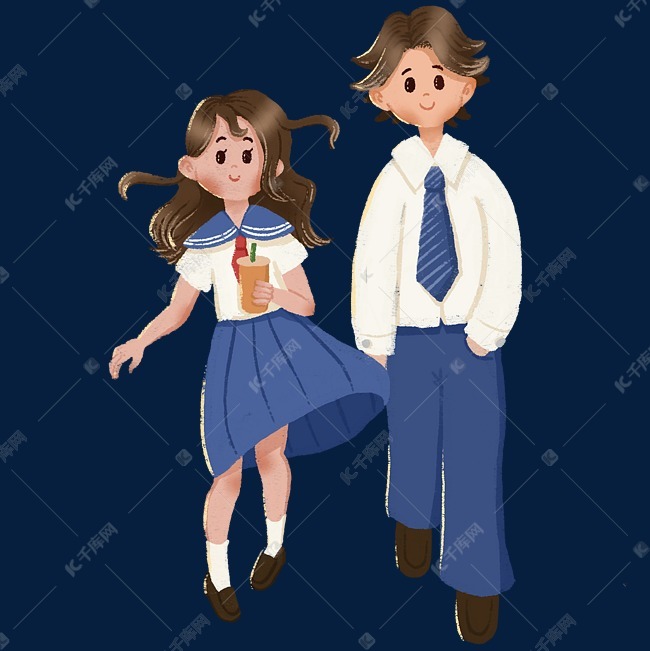 校服水手服毕业情侣