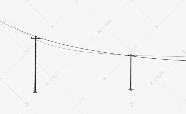 电线杆电线素材图片免费下载 高清装饰图案png 千库网 图片编号
