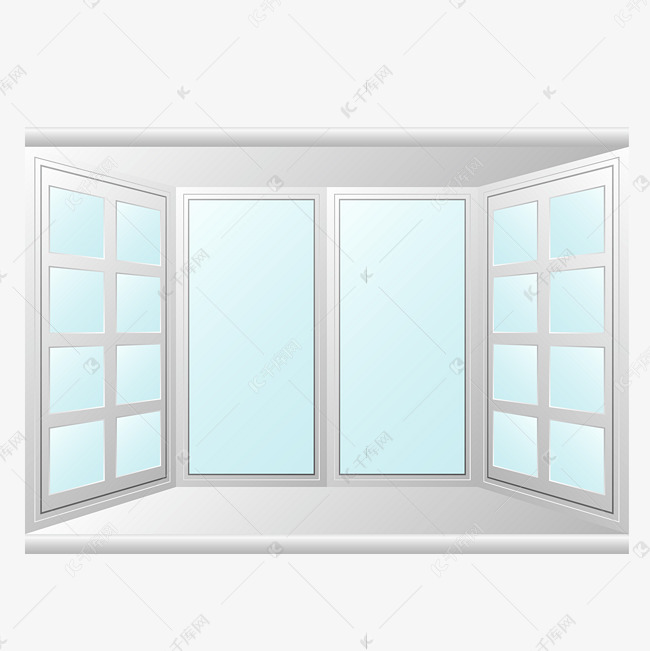 铝合金玻璃窗素材图片免费下载-千库网