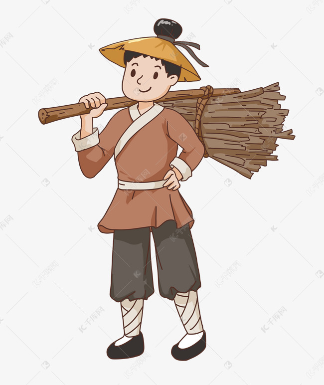 古装樵夫背柴素材图片免费下载-千库网