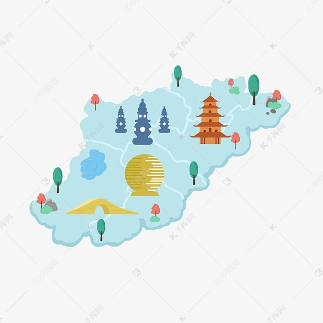 杭州旅游地图
