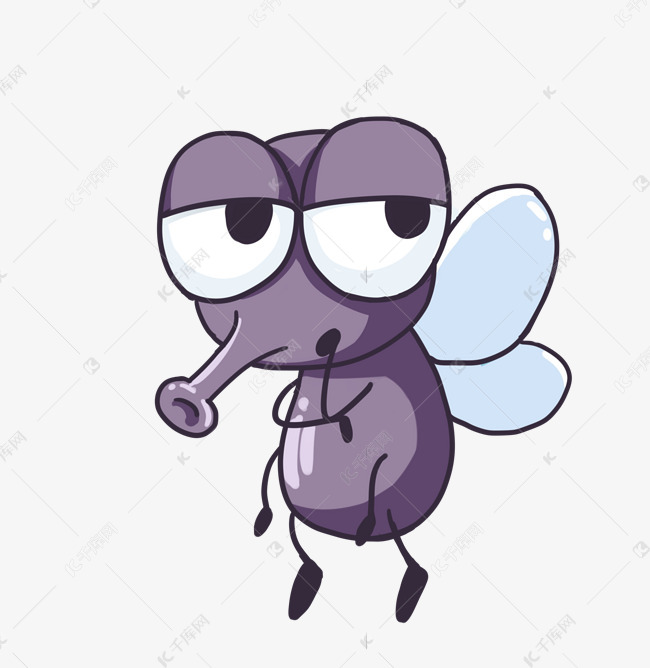 卡通q版苍蝇
