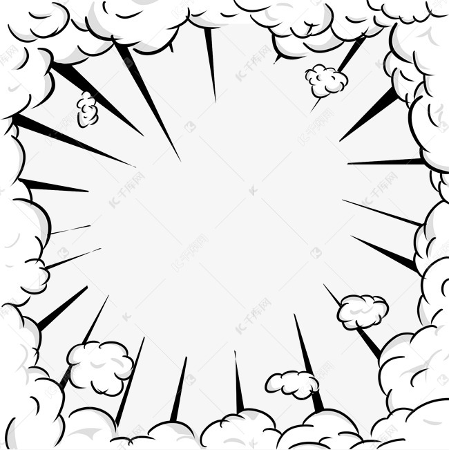 漫画云朵素材图片免费下载 高清装饰图案psd 千库网 图片编号