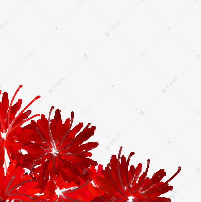 唯美花卉彼岸花素材图片免费下载 高清装饰图案psd 千库网 图片编号
