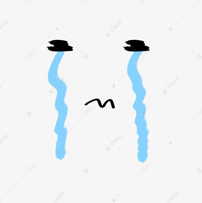 流泪泪水表情面部装饰素材图片免费下载-千库网