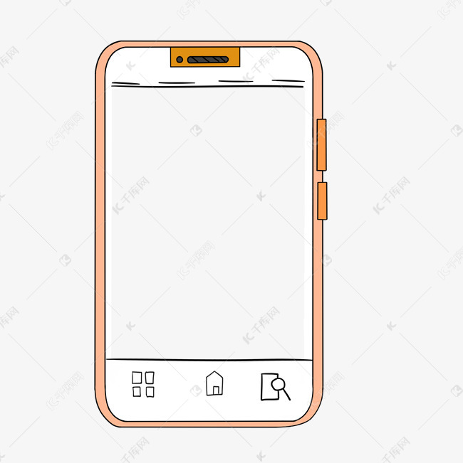 可爱漫画手机边框