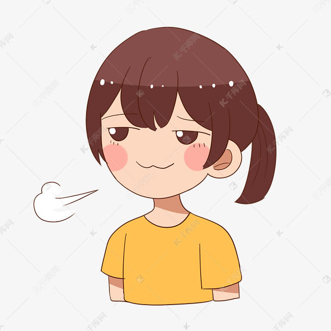 女孩叹气表情包