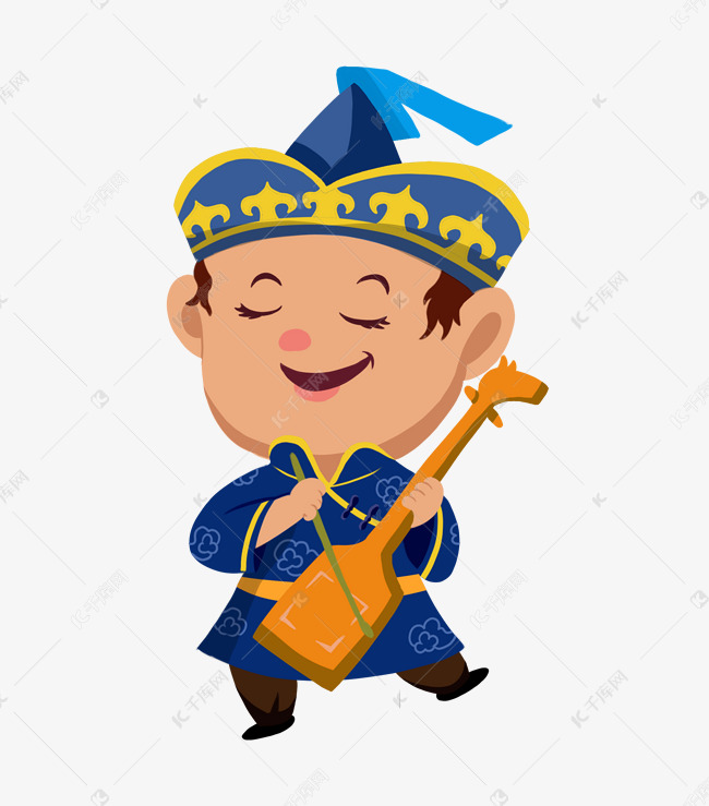 蒙古族拉琴男子