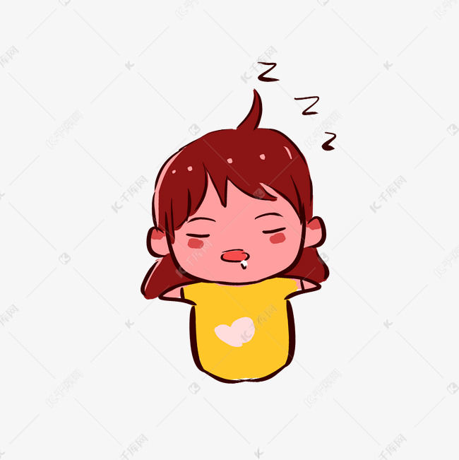 小女孩呼呼大睡