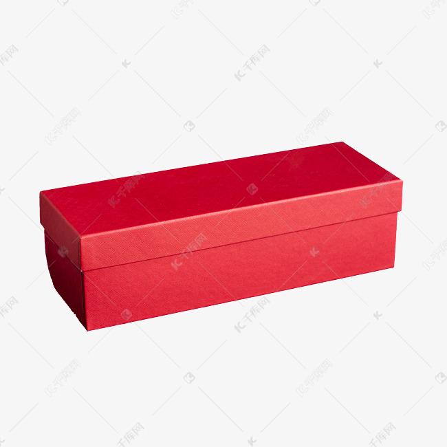 长方形红色首饰盒