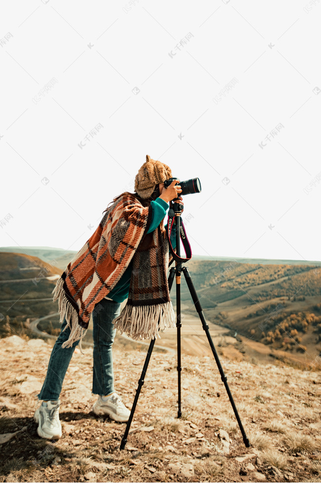 拍摄风景的摄影师素材图片免费下载-千库网