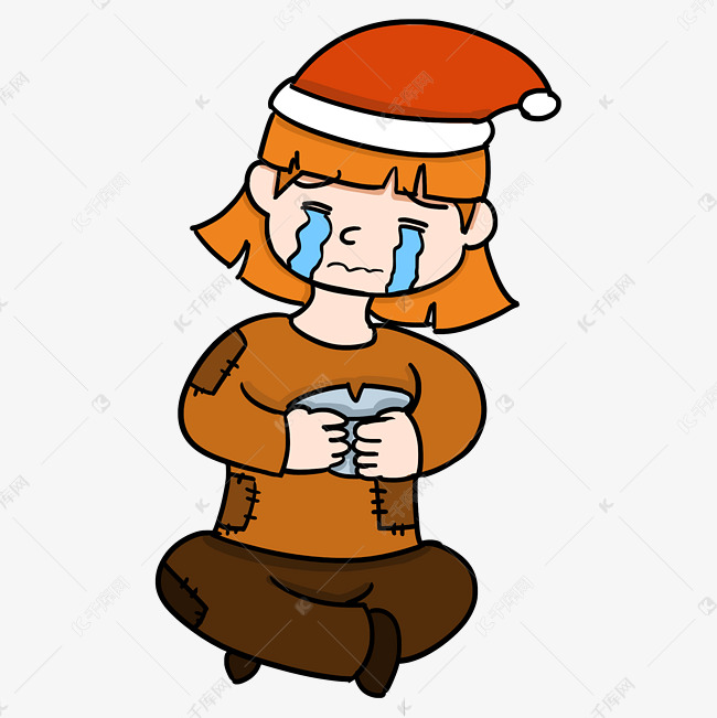 乞讨女孩表情包